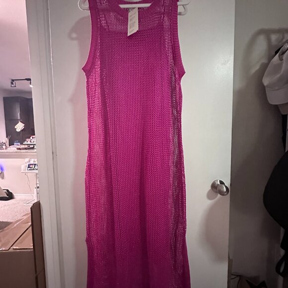 A New Day - Openwork Midi Tank Dress - Picture 2 of 3